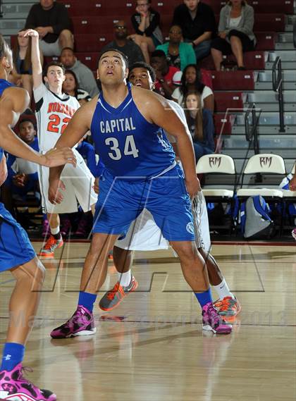 Thumbnail 1 in Beverly Hills vs. Capital Christian (MaxPreps Holiday Classic) photogallery.
