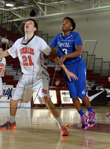 Thumbnail 1 in Beverly Hills vs. Capital Christian (MaxPreps Holiday Classic) photogallery.