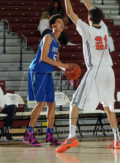 Thumbnail 2 in Beverly Hills vs. Capital Christian (MaxPreps Holiday Classic) photogallery.