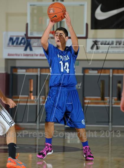 Thumbnail 1 in Beverly Hills vs. Capital Christian (MaxPreps Holiday Classic) photogallery.