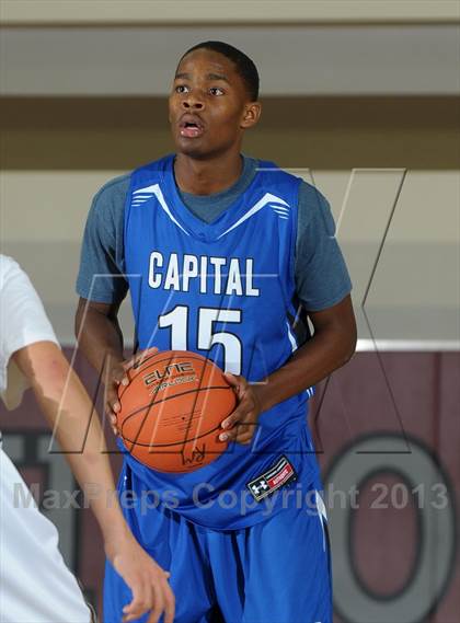 Thumbnail 3 in Beverly Hills vs. Capital Christian (MaxPreps Holiday Classic) photogallery.