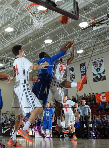 Thumbnail 2 in Beverly Hills vs. Capital Christian (MaxPreps Holiday Classic) photogallery.
