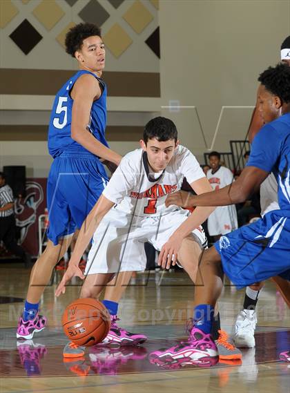 Thumbnail 2 in Beverly Hills vs. Capital Christian (MaxPreps Holiday Classic) photogallery.