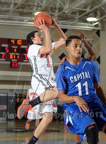 Thumbnail 3 in Beverly Hills vs. Capital Christian (MaxPreps Holiday Classic) photogallery.