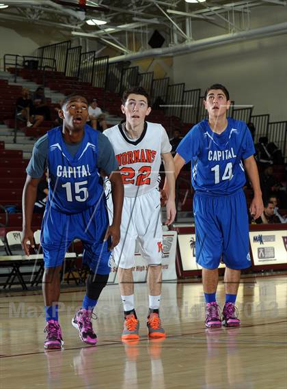 Thumbnail 1 in Beverly Hills vs. Capital Christian (MaxPreps Holiday Classic) photogallery.