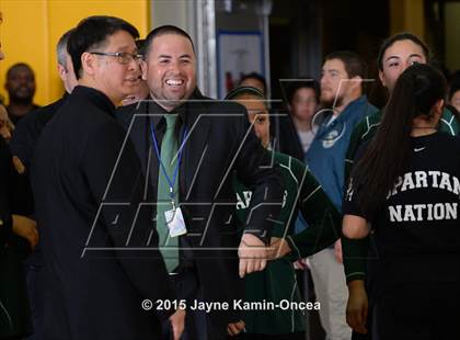 Thumbnail 1 in Ribet Academy vs. Orangewood Academy (CIF D5AA Final) photogallery.