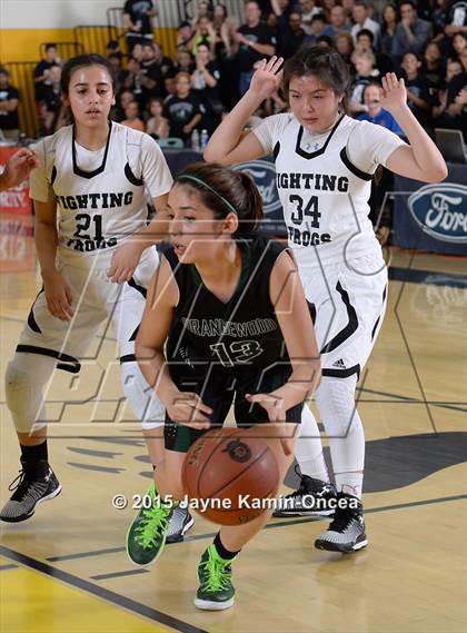 Thumbnail 3 in Ribet Academy vs. Orangewood Academy (CIF D5AA Final) photogallery.