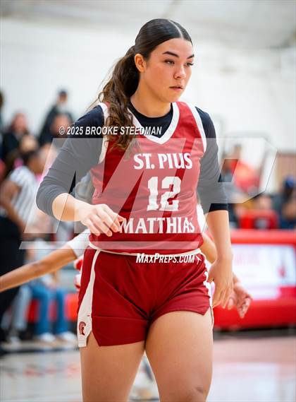 Thumbnail 2 in St. Pius X-St. Matthias Academy @ Rosamond (CIF State Divison V Regional Semifinals) photogallery.