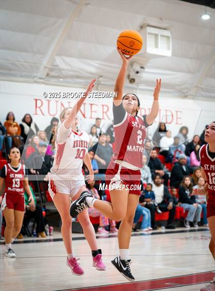 Thumbnail 2 in St. Pius X-St. Matthias Academy @ Rosamond (CIF State Divison V Regional Semifinals) photogallery.