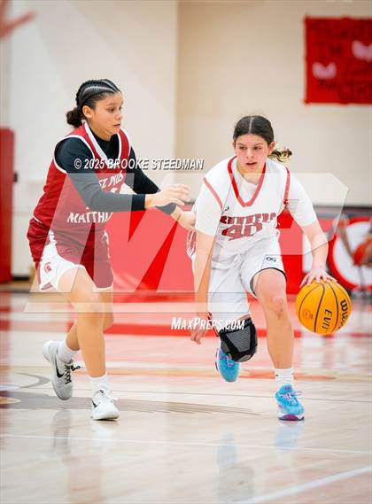 Thumbnail 2 in St. Pius X-St. Matthias Academy @ Rosamond (CIF State Divison V Regional Semifinals) photogallery.