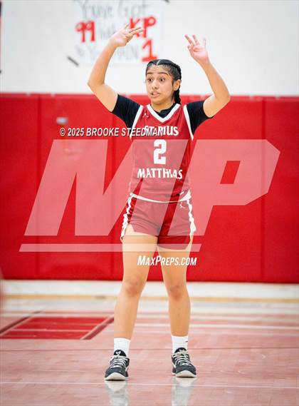 Thumbnail 2 in St. Pius X-St. Matthias Academy @ Rosamond (CIF State Divison V Regional Semifinals) photogallery.