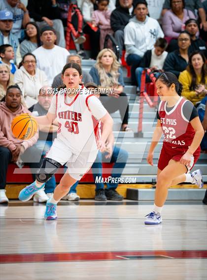 Thumbnail 2 in St. Pius X-St. Matthias Academy @ Rosamond (CIF State Divison V Regional Semifinals) photogallery.