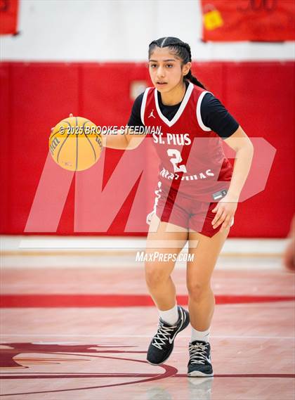 Thumbnail 3 in St. Pius X-St. Matthias Academy @ Rosamond (CIF State Divison V Regional Semifinals) photogallery.