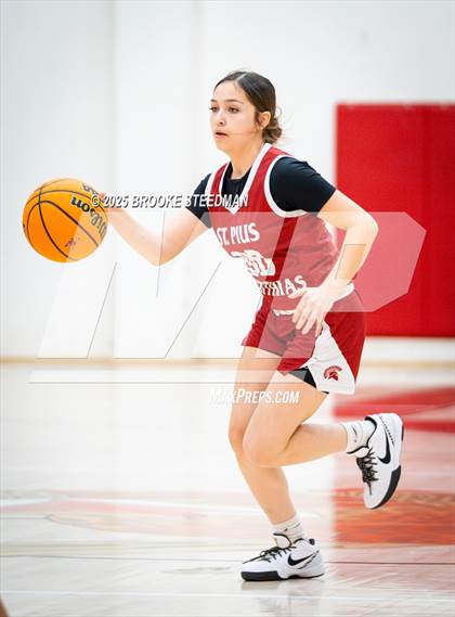 Thumbnail 1 in St. Pius X-St. Matthias Academy @ Rosamond (CIF State Divison V Regional Semifinals) photogallery.