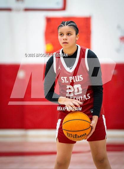 Thumbnail 2 in St. Pius X-St. Matthias Academy @ Rosamond (CIF State Divison V Regional Semifinals) photogallery.