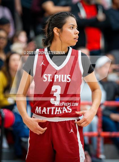 Thumbnail 3 in St. Pius X-St. Matthias Academy @ Rosamond (CIF State Divison V Regional Semifinals) photogallery.