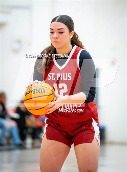 Thumbnail 3 in St. Pius X-St. Matthias Academy @ Rosamond (CIF State Divison V Regional Semifinals) photogallery.