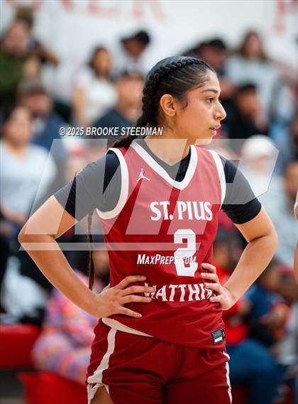 Thumbnail 2 in St. Pius X-St. Matthias Academy @ Rosamond (CIF State Divison V Regional Semifinals) photogallery.