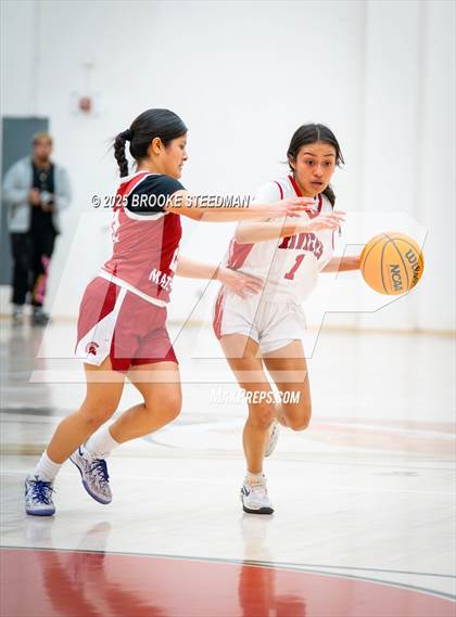 Thumbnail 3 in St. Pius X-St. Matthias Academy @ Rosamond (CIF State Divison V Regional Semifinals) photogallery.