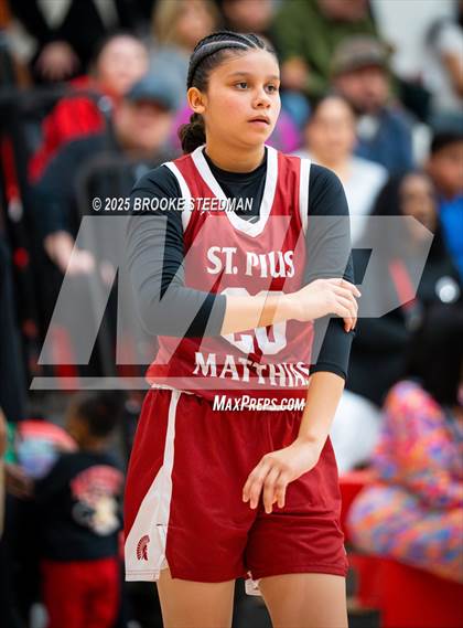 Thumbnail 3 in St. Pius X-St. Matthias Academy @ Rosamond (CIF State Divison V Regional Semifinals) photogallery.