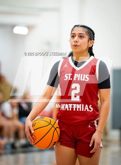 Thumbnail 3 in St. Pius X-St. Matthias Academy @ Rosamond (CIF State Divison V Regional Semifinals) photogallery.