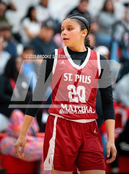 Thumbnail 1 in St. Pius X-St. Matthias Academy @ Rosamond (CIF State Divison V Regional Semifinals) photogallery.