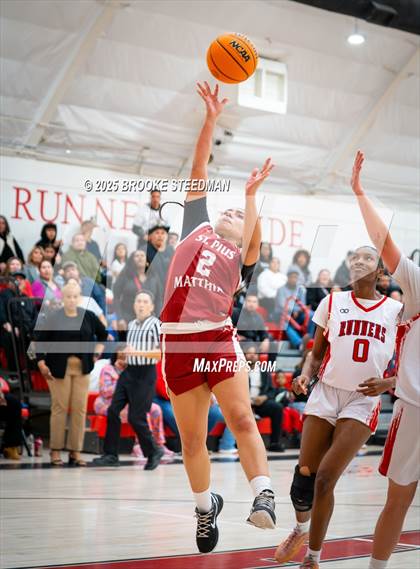 Thumbnail 3 in St. Pius X-St. Matthias Academy @ Rosamond (CIF State Divison V Regional Semifinals) photogallery.