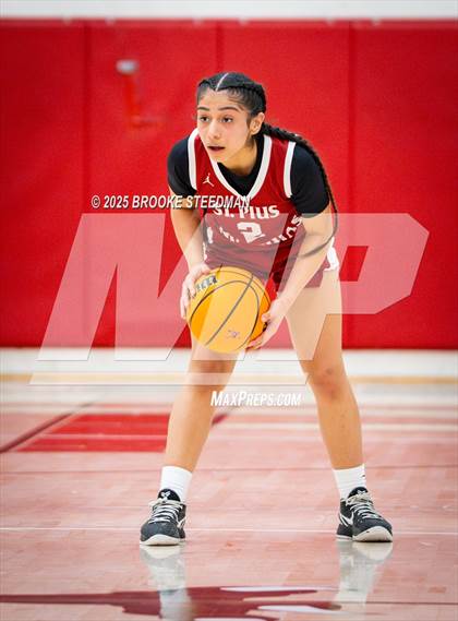 Thumbnail 3 in St. Pius X-St. Matthias Academy @ Rosamond (CIF State Divison V Regional Semifinals) photogallery.