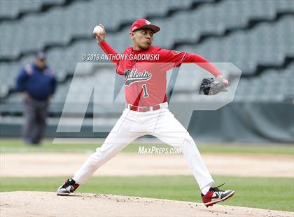 Thumbnail 2 in Lake View vs. Jones (Chicago Public League Final) photogallery.