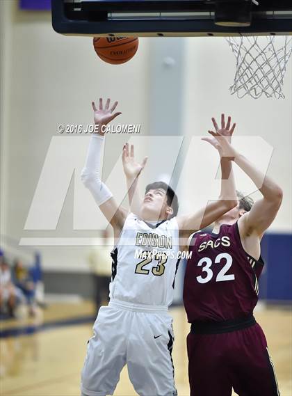 Thumbnail 2 in San Antonio Christian vs Edison [Thomas A.] (SAISD Invitational) photogallery.