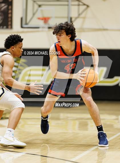 Thumbnail 3 in Oak Park vs. Rolling Hills Prep (CIF SS Division 2AA Round 2) photogallery.