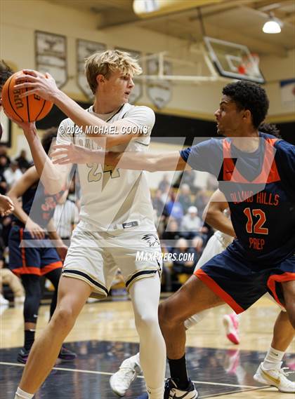 Thumbnail 3 in Oak Park vs. Rolling Hills Prep (CIF SS Division 2AA Round 2) photogallery.