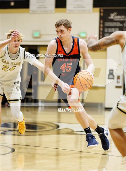 Thumbnail 2 in Oak Park vs. Rolling Hills Prep (CIF SS Division 2AA Round 2) photogallery.