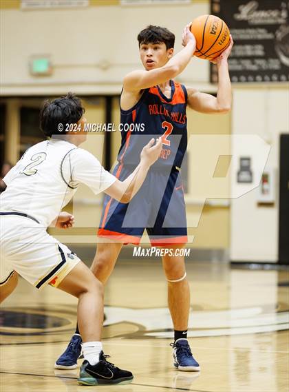 Thumbnail 3 in Oak Park vs. Rolling Hills Prep (CIF SS Division 2AA Round 2) photogallery.