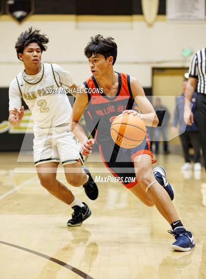 Thumbnail 3 in Oak Park vs. Rolling Hills Prep (CIF SS Division 2AA Round 2) photogallery.