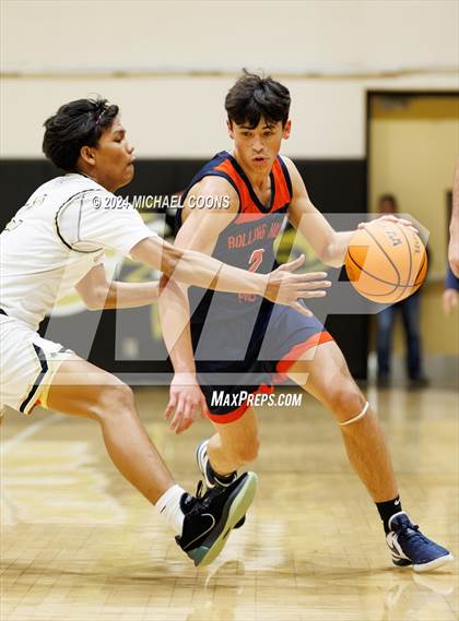 Thumbnail 2 in Oak Park vs. Rolling Hills Prep (CIF SS Division 2AA Round 2) photogallery.