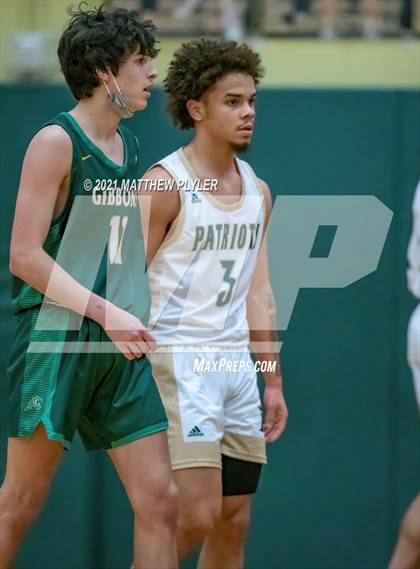 Thumbnail 2 in Cardinal Gibbons vs. Pinecrest (Holiday in the Pines Tournament) photogallery.