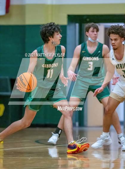 Thumbnail 1 in Cardinal Gibbons vs. Pinecrest (Holiday in the Pines Tournament) photogallery.