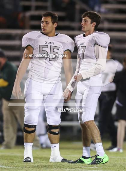 Thumbnail 1 in Calvary Baptist Academy vs. St. Charles Catholic (LHSAA D3 Quarterfinal Playoff) photogallery.