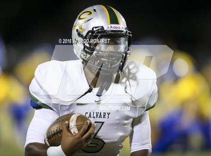 Thumbnail 1 in Calvary Baptist Academy vs. St. Charles Catholic (LHSAA D3 Quarterfinal Playoff) photogallery.