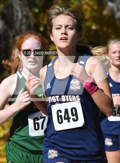 Thumbnail 3 in (CHSAA Regionals 3A) Region 5 Girls Cross Country photogallery.