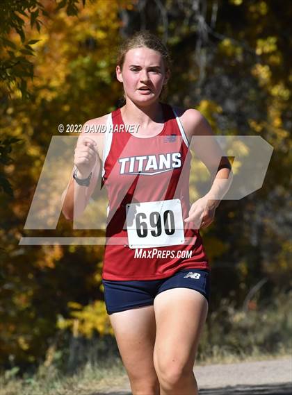 Thumbnail 2 in (CHSAA Regionals 3A) Region 5 Girls Cross Country photogallery.
