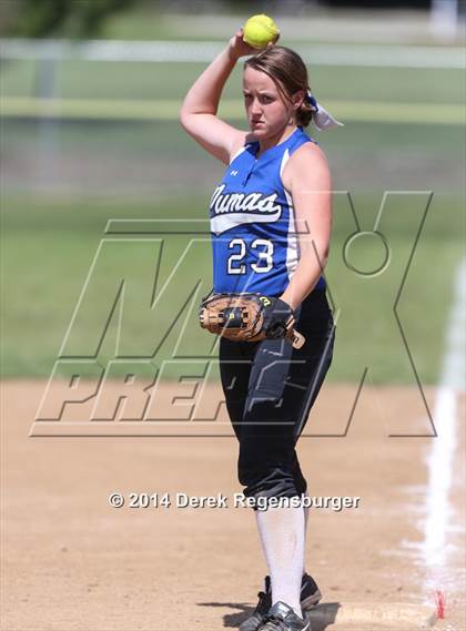 Thumbnail 3 in Longmont vs. Peak to Peak (Spartans Invitational) photogallery.