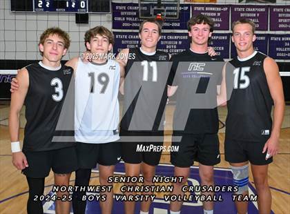Thumbnail 2 in Parker @ Northwest Christian (Senior Night) photogallery.