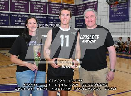 Thumbnail 1 in Parker @ Northwest Christian (Senior Night) photogallery.