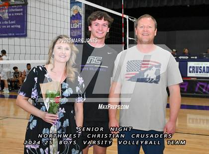 Thumbnail 2 in Parker @ Northwest Christian (Senior Night) photogallery.