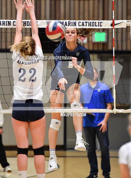 Thumbnail 2 in Alhambra @ Marin Catholic (CIF NCS D3 Championship) photogallery.