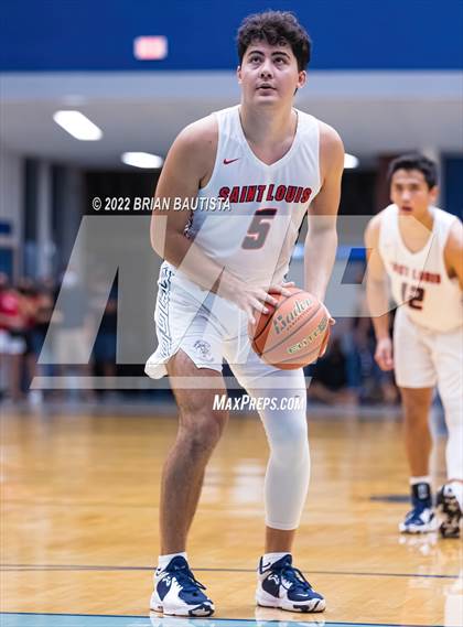 Thumbnail 1 in St. Louis vs Baldwin (HHSAA D1 Semifinal Playoff) photogallery.