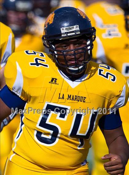 Thumbnail 2 in La Marque vs. Manvel (4A Region 3 Quarterfinals) photogallery.