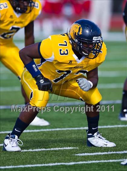 Thumbnail 2 in La Marque vs. Manvel (4A Region 3 Quarterfinals) photogallery.